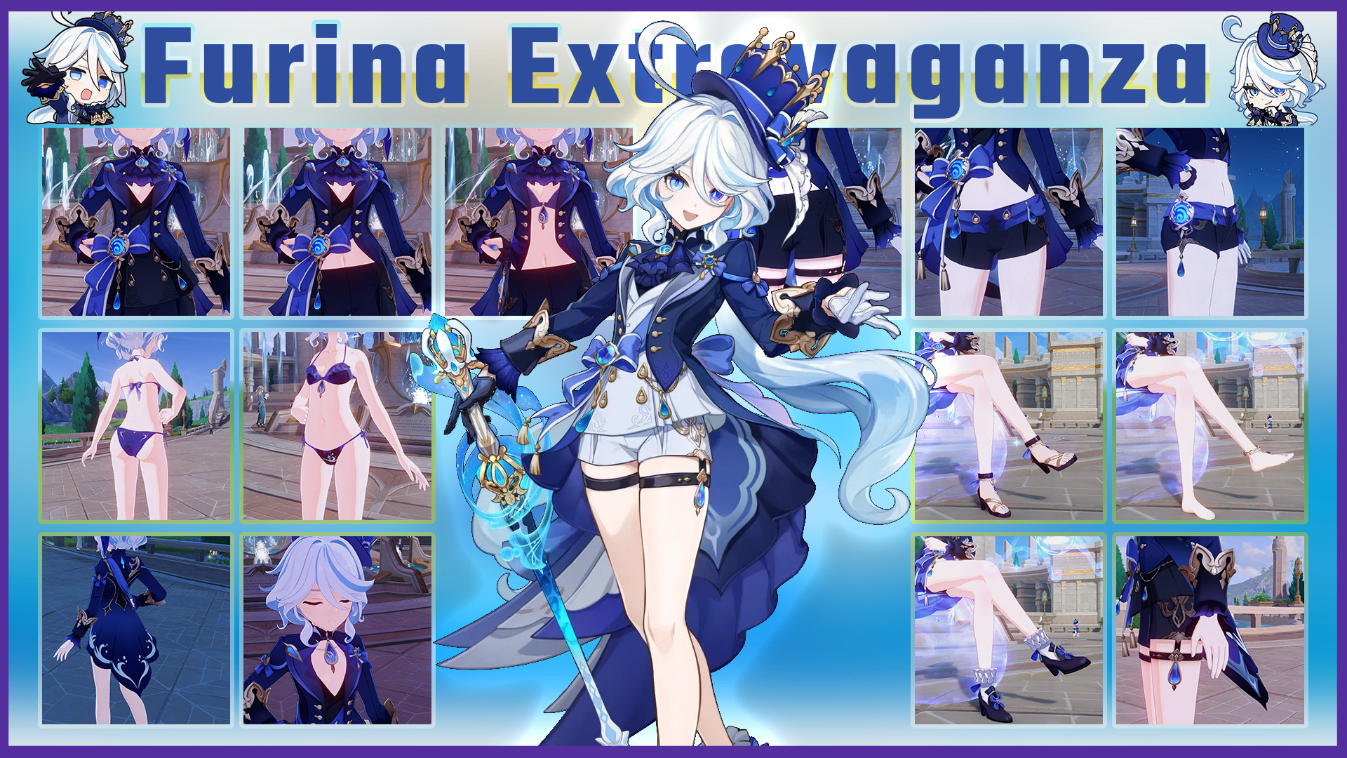 Furina Toggles - Bikini, Open Toe Heels and More!